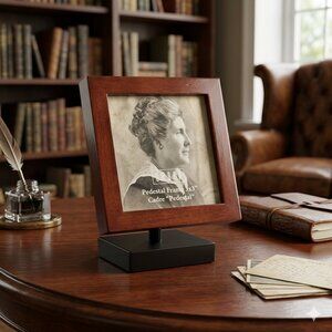 NWOT - Vintage 1993 Umbra "Pedestal Frame" - Lacquered Maple & Black